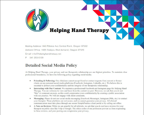 Detailed Social Media Policy Thumbnail